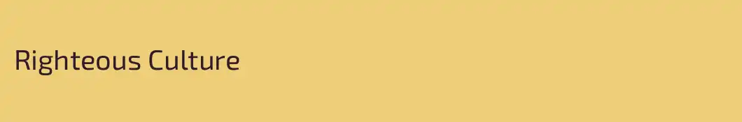 Righteous Culture